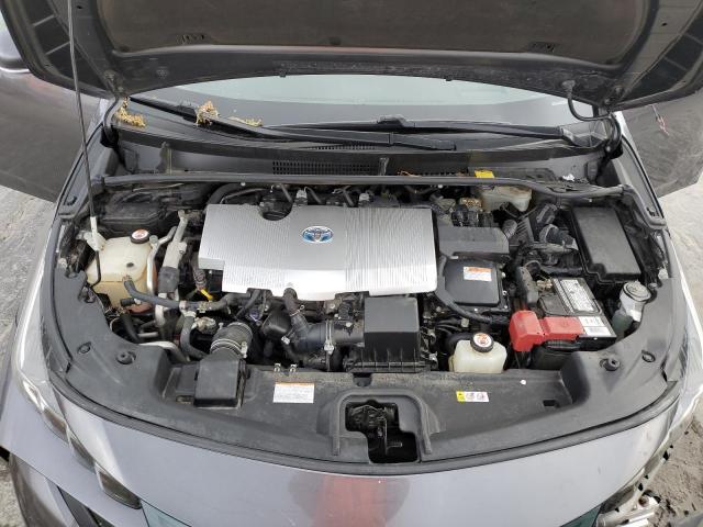 JTDKARFP8H3037726 - 2017 TOYOTA PRIUS PRIM CHARCOAL photo 11