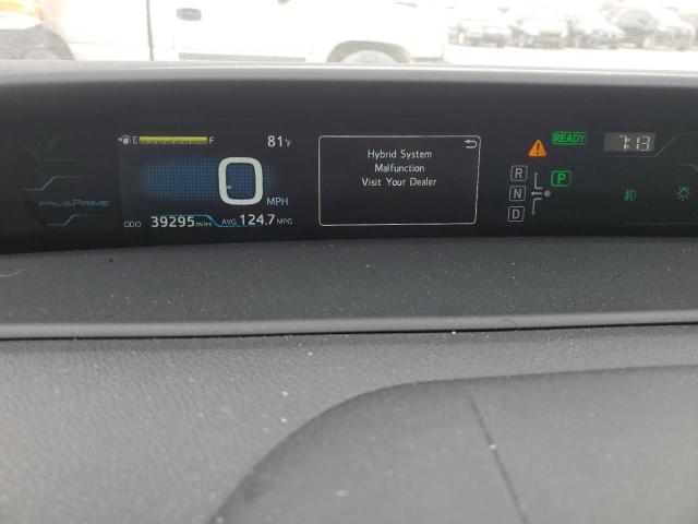 JTDKARFP8H3037726 - 2017 TOYOTA PRIUS PRIM CHARCOAL photo 9