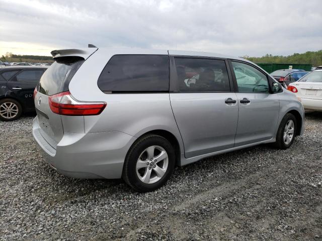 5TDZZ3DC0LS030264 - 2020 TOYOTA SIENNA L SILVER photo 3