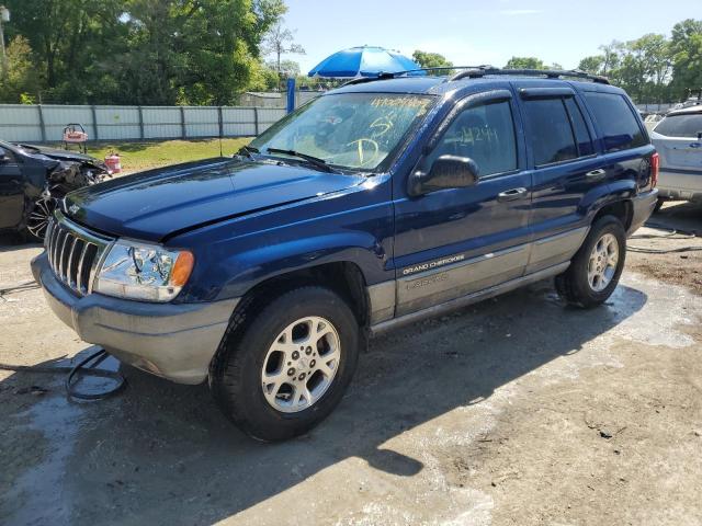 1J4G248S2YC393929 - 2000 JEEP GRAND CHER LAREDO BLUE photo 1