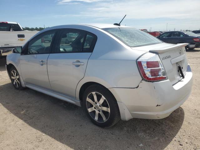 3N1AB6AP6CL626787 - 2012 NISSAN SENTRA 2.0 SILVER photo 2