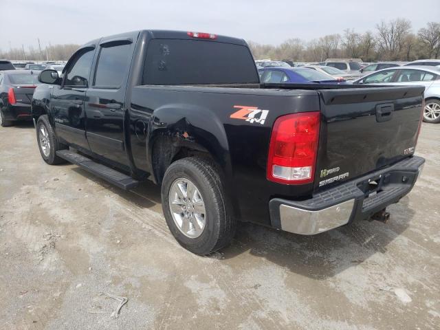 3GTU2YEJ2BG143719 - 2011 GMC SIERRA K1500 HYBRID BLACK photo 2