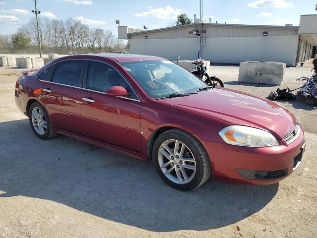 2G1WU57M491160638 - 2009 CHEVROLET IMPALA LTZ BURGUNDY photo 4