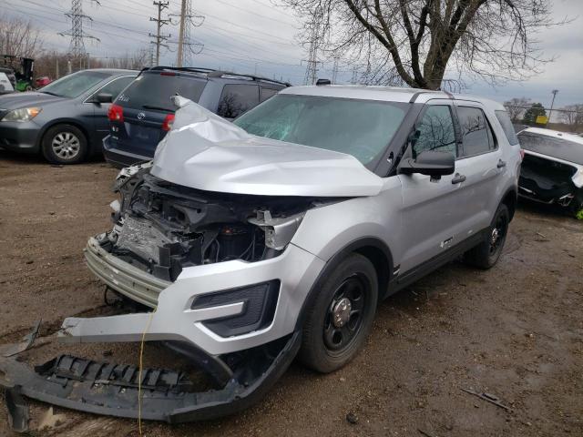 1FM5K8AR2JGB58355 - 2018 FORD EXPLORER POLICE INTERCEPTOR SILVER photo 1