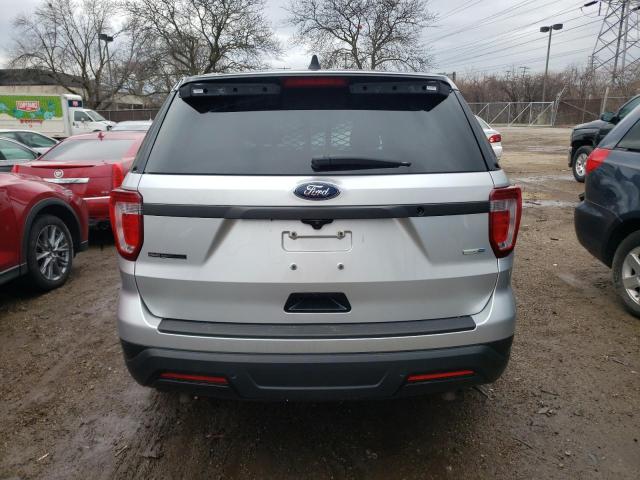 1FM5K8AR2JGB58355 - 2018 FORD EXPLORER POLICE INTERCEPTOR SILVER photo 6