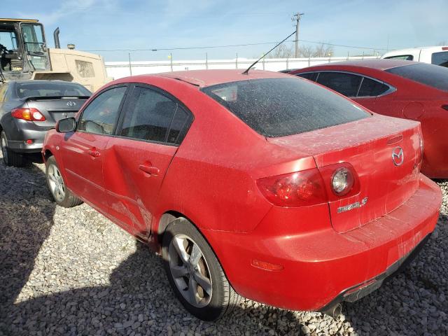 JM1BK12F361478023 - 2006 MAZDA 3 I RED photo 2