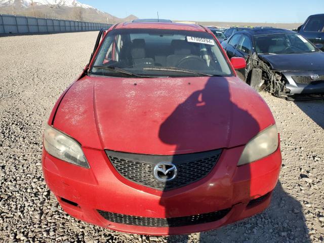 JM1BK12F361478023 - 2006 MAZDA 3 I RED photo 5