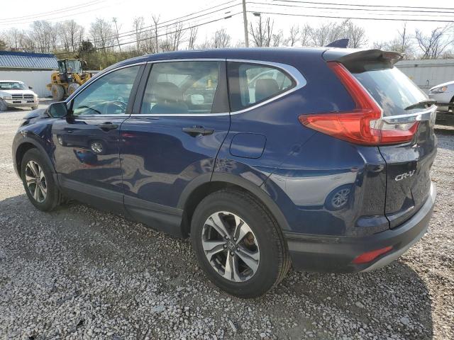 2HKRW6H33KH223436 - 2019 HONDA CR-V LX BLUE photo 2