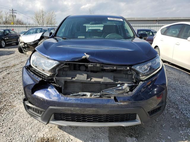 2HKRW6H33KH223436 - 2019 HONDA CR-V LX BLUE photo 5