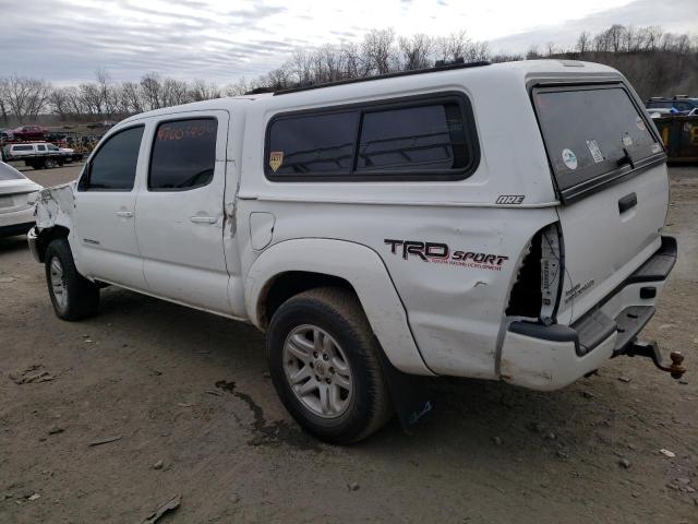 3TMLU4EN1FM187414 - 2015 TOYOTA TACOMA DOUBLE CAB WHITE photo 2