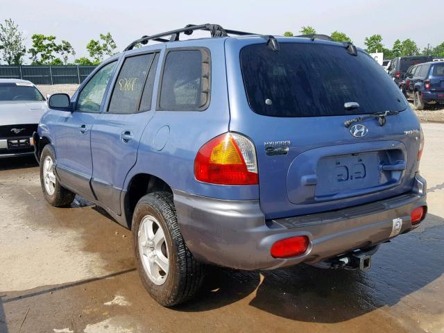 KM8SC13DX3U408809 - 2003 HYUNDAI SANTA FE GLS  photo 3