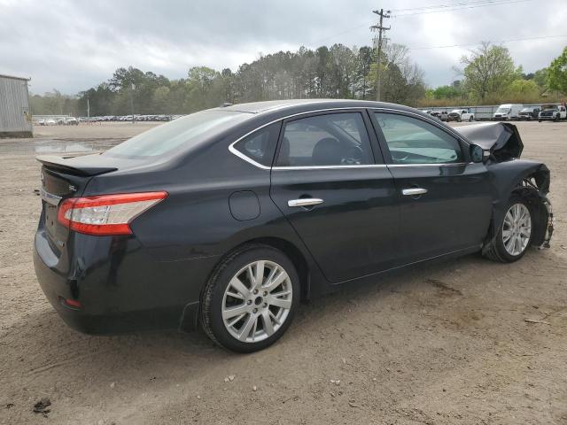 3N1AB7APXDL643051 - 2013 NISSAN SENTRA S BLACK photo 3