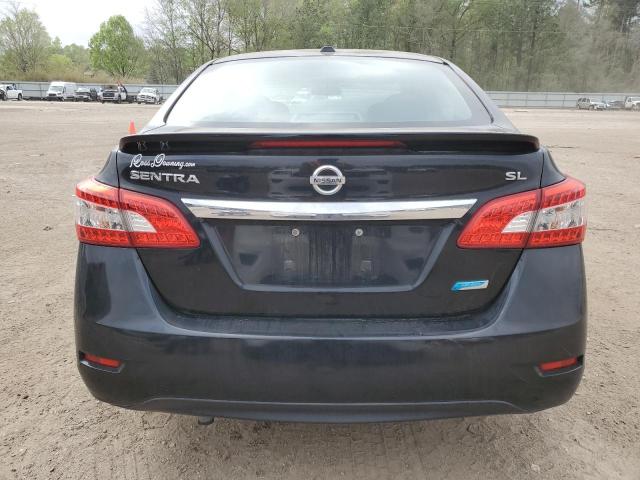 3N1AB7APXDL643051 - 2013 NISSAN SENTRA S BLACK photo 6