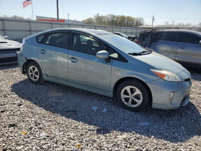 JTDKN3DU2E1852750 - 2014 TOYOTA PRIUS TURQUOISE photo 4