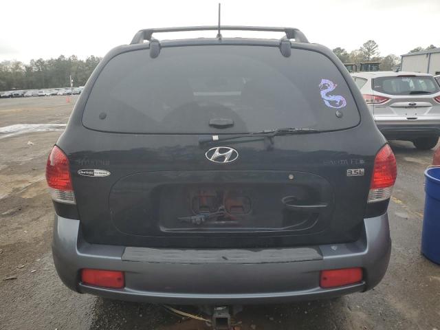 KM8SC13E35U946540 - 2005 HYUNDAI SANTA FE GLS BLACK photo 6