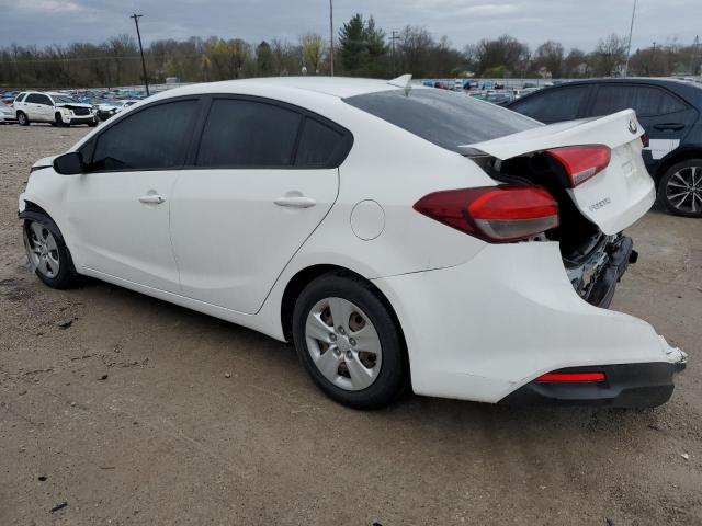 3KPFK4A73JE180283 - 2018 KIA FORTE LX WHITE photo 2