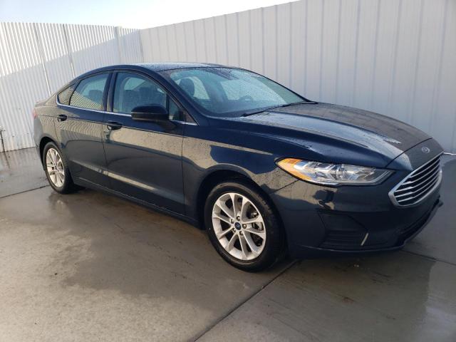 3FA6P0HD6LR179605 - 2020 FORD FUSION SE BLUE photo 4