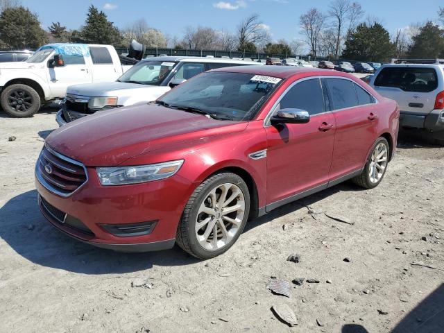 1FAHP2F83DG133278 - 2013 FORD TAURUS LIMITED RED photo 1