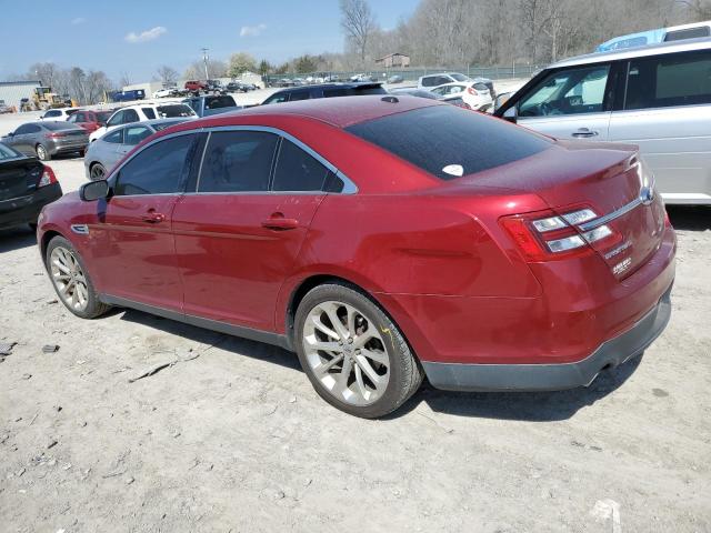 1FAHP2F83DG133278 - 2013 FORD TAURUS LIMITED RED photo 2