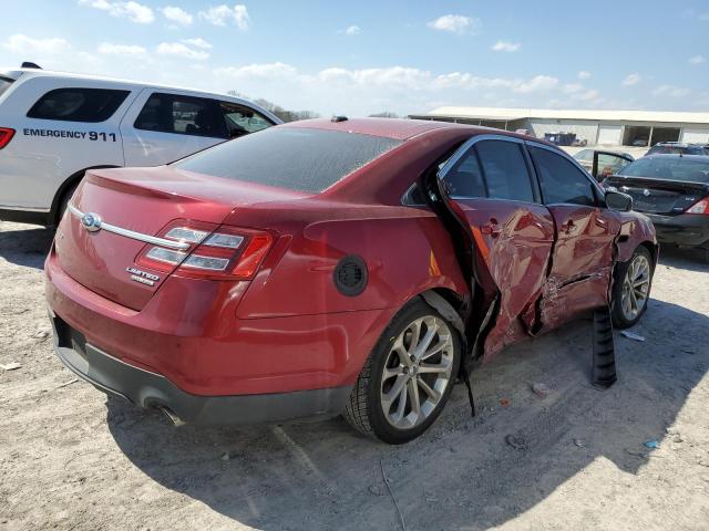 1FAHP2F83DG133278 - 2013 FORD TAURUS LIMITED RED photo 3