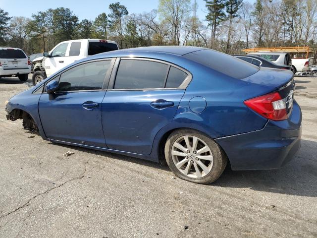 19XFB2F91CE328691 - 2012 HONDA CIVIC EXL ლურჯი ფოტო 2