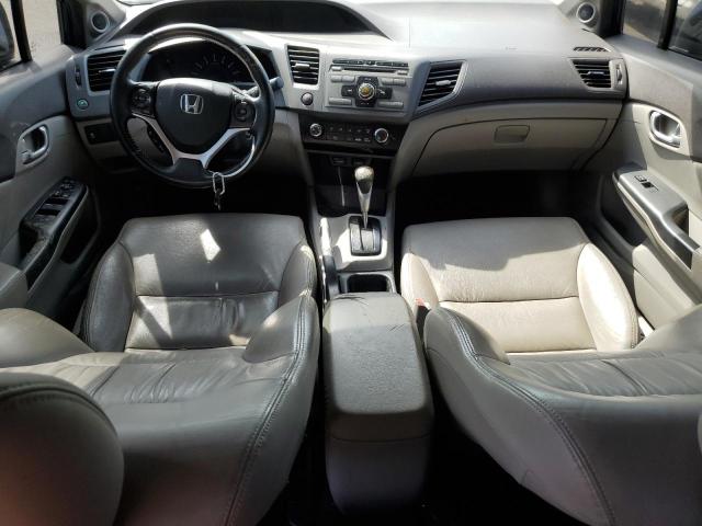 19XFB2F91CE328691 - 2012 HONDA CIVIC EXL ლურჯი ფოტო 8