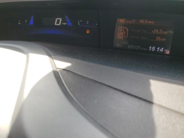 19XFB2F91CE328691 - 2012 HONDA CIVIC EXL ლურჯი ფოტო 9