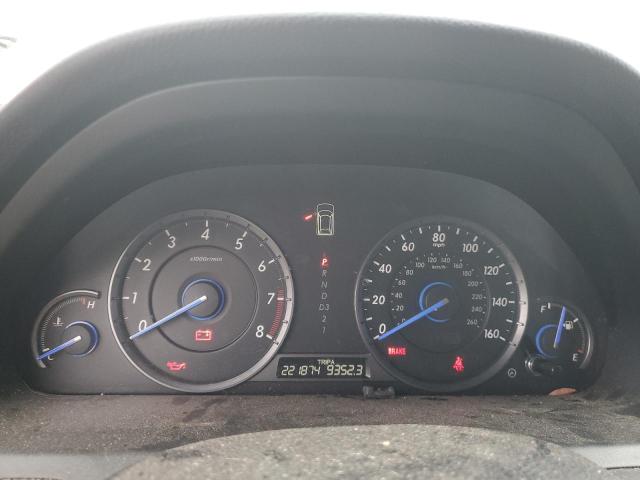 5J6TF2H58CL003099 - 2012 HONDA CROSSTOUR EXL თეთრი ფოტო 9