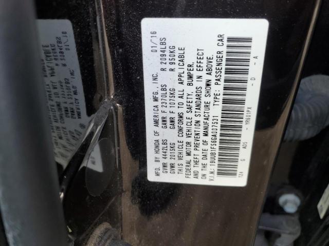 19UUB1F56GA007531 - 2016 ACURA TLX TECH BROWN photo 12