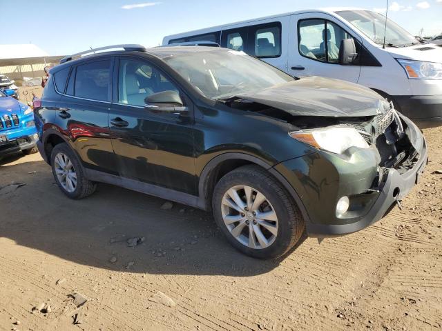 2T3DFREV6DW084254 - 2013 TOYOTA RAV4 LIMITED GREEN photo 4