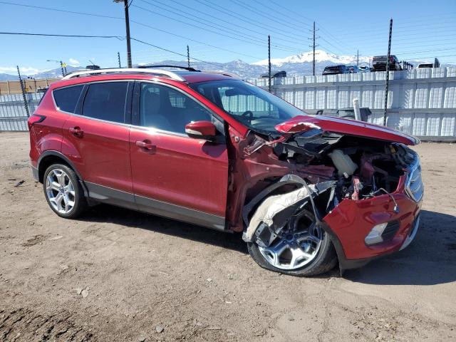 1FMCU9J98KUC37541 - 2019 FORD ESCAPE TITANIUM RED photo 4