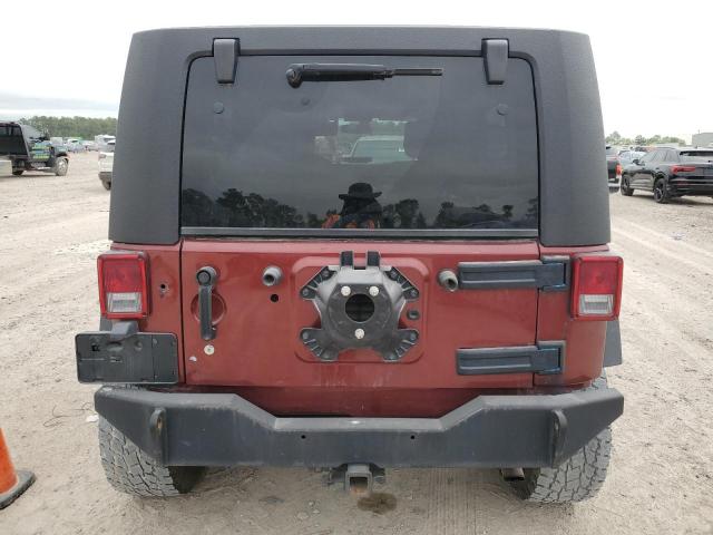 1J4GA59158L636602 - 2008 JEEP WRANGLER U SAHARA BURGUNDY photo 6