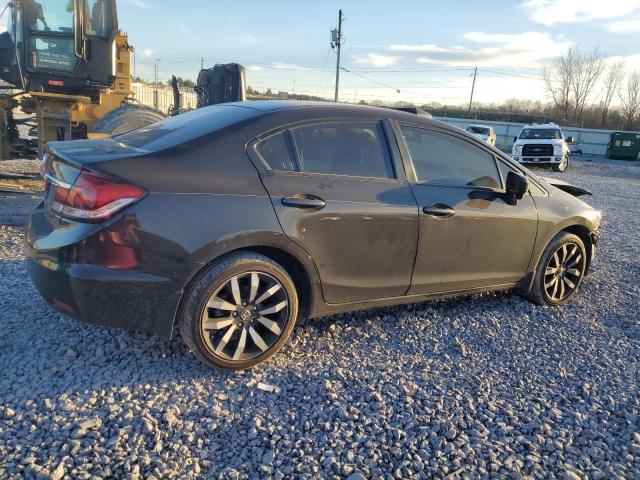 2HGFB2F91EH527281 - 2014 HONDA CIVIC EXL BROWN photo 3