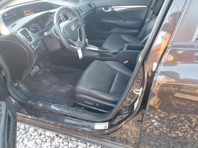 2HGFB2F91EH527281 - 2014 HONDA CIVIC EXL BROWN photo 7