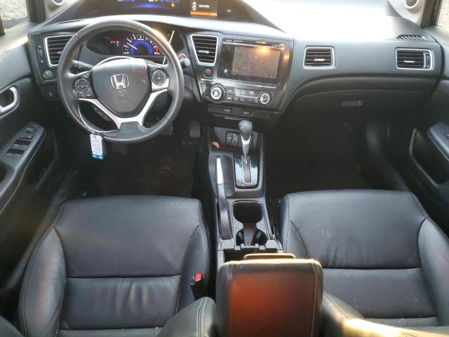 2HGFB2F91EH527281 - 2014 HONDA CIVIC EXL BROWN photo 8