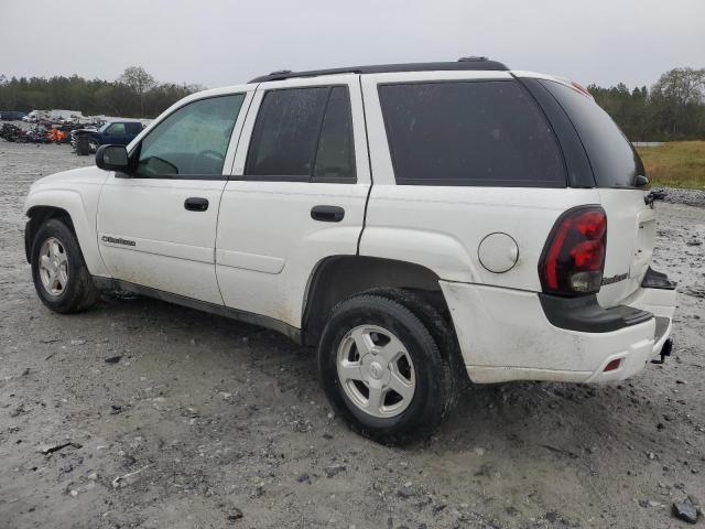 1GNDS13S022366473 - 2002 CHEVROLET TRAILBLAZE WHITE photo 2