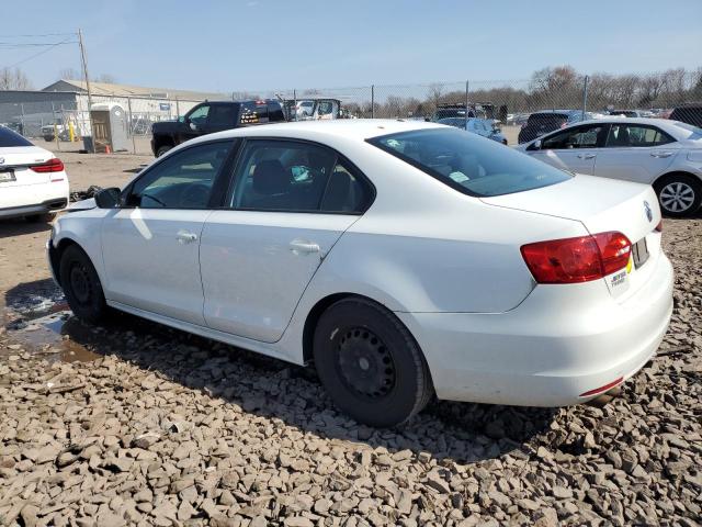 3VW2K7AJ5EM410734 - 2014 VOLKSWAGEN JETTA BASE WHITE photo 2