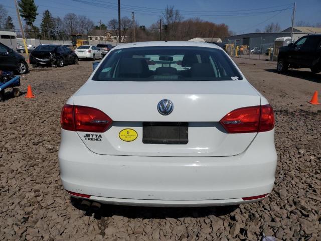 3VW2K7AJ5EM410734 - 2014 VOLKSWAGEN JETTA BASE WHITE photo 6