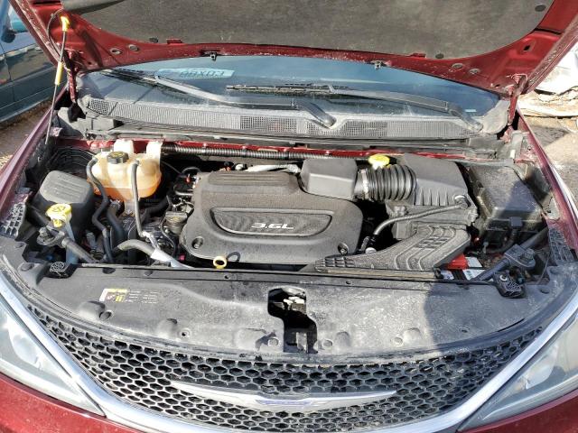 2C4RC1BG9HR747323 - 2017 CHRYSLER PACIFICA TOURING L BURGUNDY photo 12