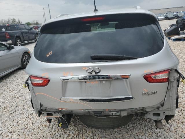 5N1AL0MN8FC512982 - 2015 INFINITI QX60 SILVER photo 6