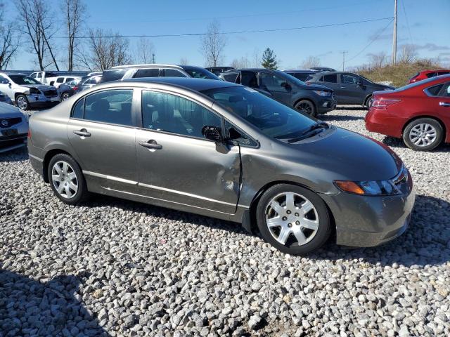 1HGFA16536L087062 - 2006 HONDA CIVIC LX GRAY photo 4