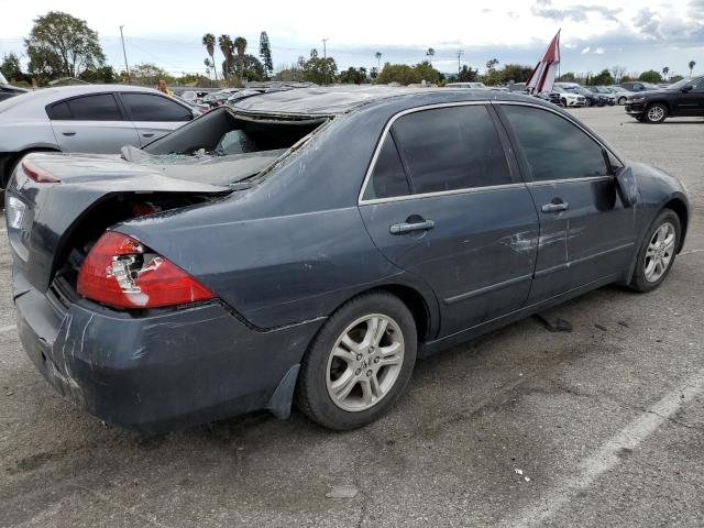 1HGCM56726A067237 - 2006 HONDA ACCORD EX GRAY photo 3