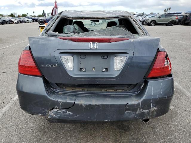 1HGCM56726A067237 - 2006 HONDA ACCORD EX GRAY photo 6