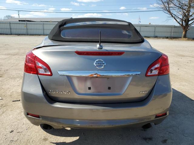 JN8AZ1FY5BW003686 - 2011 NISSAN MURANO CROSSCABRIOLET GRAY photo 6