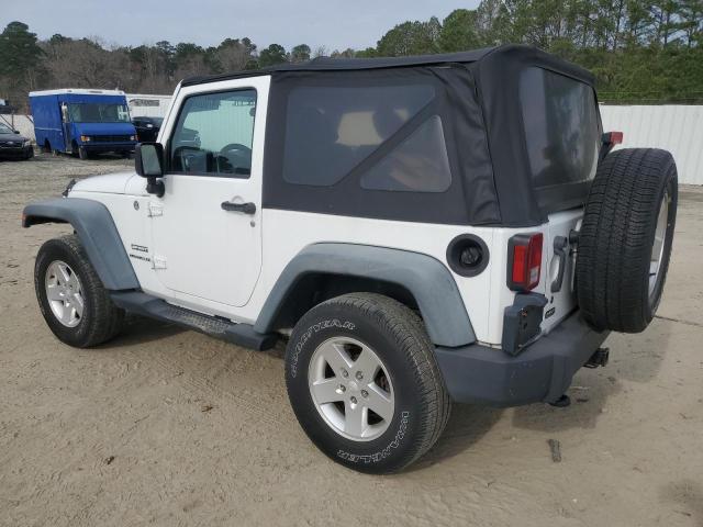 1C4AJWAG0CL132064 - 2012 JEEP WRANGLER SPORT WHITE photo 2