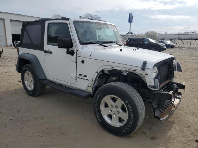 1C4AJWAG0CL132064 - 2012 JEEP WRANGLER SPORT WHITE photo 4