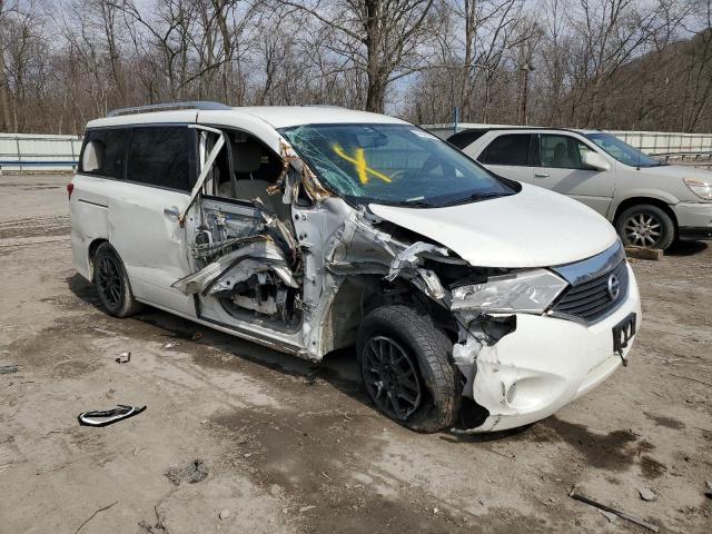 JN8AE2KP4D9061238 - 2013 NISSAN QUEST S WHITE photo 4