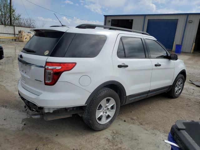 1FM5K7B8XDGA51154 - 2013 FORD EXPLORER WHITE photo 3