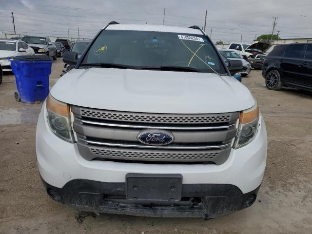 1FM5K7B8XDGA51154 - 2013 FORD EXPLORER WHITE photo 5