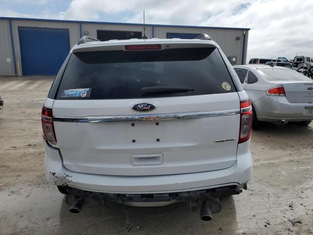 1FM5K7B8XDGA51154 - 2013 FORD EXPLORER WHITE photo 6